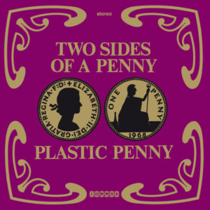 PLASTIC PENNY - Two sides of a penny