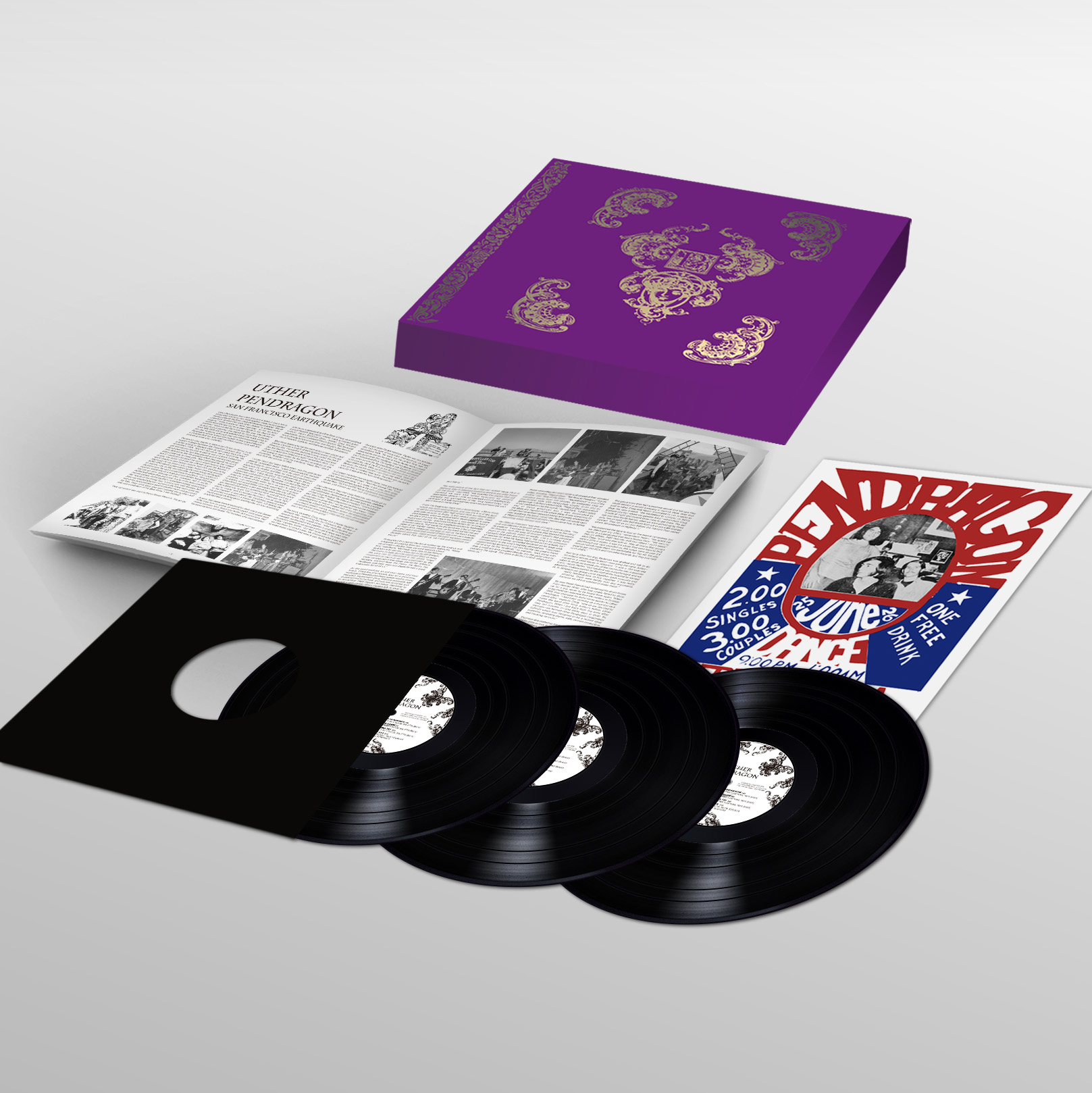 UTHER PENDRAGON - San Francisco Earthquake (3LP)